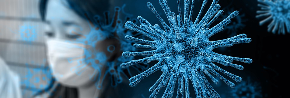 modrý koronavirus